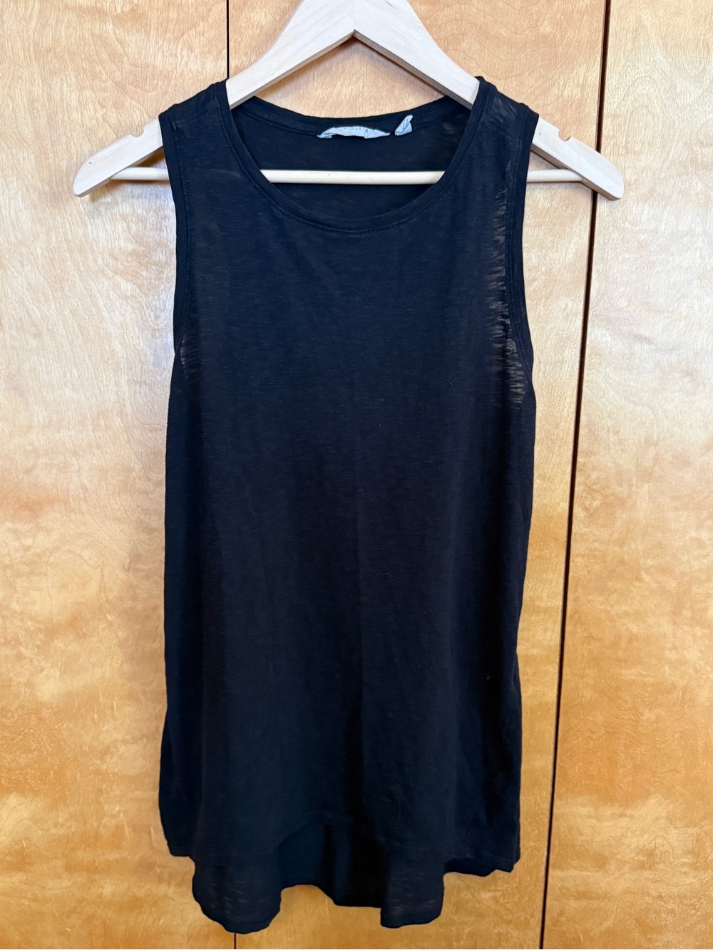 Athleta Burnout Tank Top size XS Black